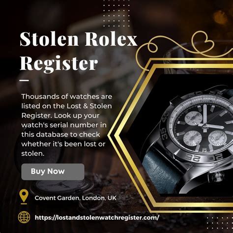 how to register your rolex|how to report stolen Rolex.